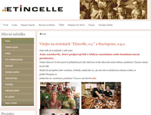 Tablet Screenshot of etincelle.cz